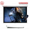 Codegen AX-24 STORLU PROJEKSİYON PERDESİ 240x200 (Arkası Siyah Fonlu - Duvar/Tavan Asılabilir)(1923)