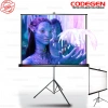 Codegen TX-18 TRIPOD PROJEKSİYON PERDESİ 180X180 (Arkası Siyah Fonlu - Taşınabilir Ayaklı Model)(1923)