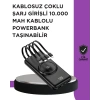 Çoklu Cihaz Uyumu ile Kablolu ve Kablosuz Şarj – Pratik Powerbank