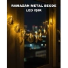 Dekoratif Ramazan Ay Işığı Secde Eden Adam Figürlü