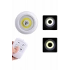 Dolap Işığı Mutfak Rafı Işığı Uzaktan Kumandalı 3 Lü Spot Led Lamba