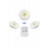 Dolap Işığı Mutfak Rafı Işığı Uzaktan Kumandalı 3 Lü Spot Led Lamba