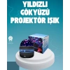 Döner Galaxy Projektör Gece Lambası – Ay ve Yıldız Işıklı Atmosfer Lamba USB Bağlantılı