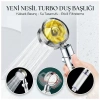 Duş Başlığı Turbo Pervaneli Serinletici Tasarım