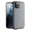 Dux Ducis Fino Serisi iPhone 11 Pro Max Kılıf Premium Dokuma Silikon Kılıf-(5775)