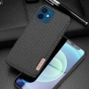 Dux Ducis Fino Serisi iPhone 12 -12 Pro 6.1inç Kılıf Premium Dokuma Silikon Kılıf-(5775)