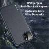 Dux Ducis Fino Serisi iPhone 14 Plus 6.7 inç Kılıf Premium Dokuma Silikon Kılıf-(5775)