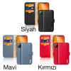 Dux Ducis iPhone 11 Pro Max Kılıf Mıknatıslı Cüzdanlı Deri Kılıf Hivo Series-(5775)
