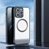 Dux Ducis iPhone 12 Pro Max Aimo Series Mag Safe Premium Buzlu Sert PC-TPU Kılıf-(5775)
