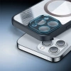 Dux Ducis iPhone 13 Pro Max Aimo Series MagSafe Premium Buzlu Sert PC-TPU Kılıf-(5775)