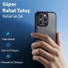 Dux Ducis iPhone 15 Pro Aimo Series Premium Buzlu Sert PC-TPU Kılıf-(5775)