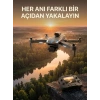 Ekranlı Kumandalı Çift Kameralı Drone ile Havadan Çekim
