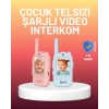 Ekranlı Walkie Talkie Oyuncağı Ses ve Görüntü Destekli