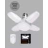 Enerji Tasarruflu LED Ampül 60 Watt 4 Kollu Beyaz Işık Yeni Nesil