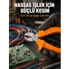 Ergonomik Saplı Hassas Kesim Sunan Dövme Çelik Yan Keski