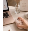 Ergonomik Tasarımlı Kablosuz Mouse Bluetooth ve USB Alıcılı