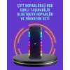 Ev ve Dış Mekan Kullanımına Uygun RGB Işıklı Hoparlör