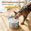 Evcil Hayvan Su Pınarı - Paslanmaz Çelik - 2.2 Litre Kapasite