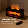 EZERE A4 Şömine Esintili Aromaterapi Difüzörü Ultrasonik Hava Nemlendici-(5775)