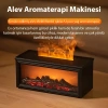EZERE A4 Şömine Esintili Aromaterapi Difüzörü Ultrasonik Hava Nemlendici-(5775)