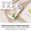 Ezere Elektronik Akıllı Zamanlayıcılı Taşınabilir Hap İlaç Kutusu - BPA İçermez-(5775)