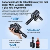 EZERE TurboWash Şarjlı 60 Bar Yüksek Basınçlı Oto Araba Bahçe Yıkama ve Temizleme Tabancası Makinesi-(5775)