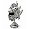 Fantastik Tasarımlı Miğfer Biblosu - Metal - 53x20 cm Dekoratif Obje