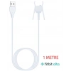 Fitbit Alta Şarj Kablosu Cihaz Kiti Reset Tuş (1metre)-(5775)