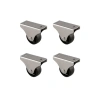 Furç Sabit Teker - 32MM - Siyah HKS228 - 4 Adet