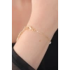 Gold Renk İnci Boncuk Model Kadın Bileklik - TJ-BB5129