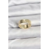 Gold Renk Model Kadın Yüzük - TJ-BYK3910