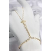 Gold Renk Pirinç Zirkon Taşlı Göz Model Şahmeran TJ-SN779