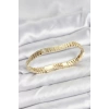 Gold Renk Vip Seri Bileklik - TJ-BB8078