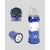 Güneş Enerjili Kamp Lambası Şarjlı Taşınabilir Kompakt Açık Hava Işığı