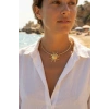 Güneş Model Gold Renk Choker Kadın Kolye