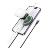 HOCO CW50 15W AirPods + Apple Watch+iPhone 3in1 Kablosuz Manyetik Hızlı Şarj Aleti-(5775)