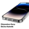 Hoco iPhone 15 Pro Max Anti-Fall Darbe Önleyici Airbag Manyetik Magsafe Silikon Kılıf-(5775)