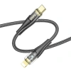 HOCO U121 Gold standard Transparent Discovery Edition 60W Type-C to iPhone Lightning Hızlı Şarj ve D-(5775)