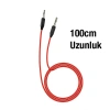 HOCO UPA11 3.5mm AUX to AUX Ses Aktarım Kablosu 1mt-(5775)