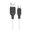 HOCO X90 USB to Type-C 3A Silikon Hızlı Şarj ve Data Kablosu-(5775)