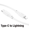 HOCO X93 Force 20W Type-C to iPhone Lightning-C Ultra Hızlı Şarj ve Data Kablosu-(5775)