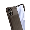 Honor 400 Kılıf Auto Focus Karbon Kapak - Kahverengi