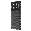 Honor Magic 7 Lite Kılıf Auto Focus Karbon Kapak - Siyah