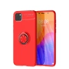 Huawei Y5p Kılıf Range Yüzüklü Silikon - Kırmızı