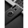 Huawei Y6p Kılıf Range Yüzüklü Silikon - Siyah