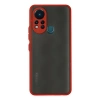 İnfinix Hot 11s Kılıf Montreal Silikon Kapak - Kırmızı