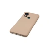 İnfinix Hot 11s Kılıf Nano İçi Kadife Silikon - Pudra