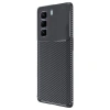 İnfinix Hot 50 4g Kılıf Auto Focus Karbon Kapak - Siyah