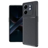 İnfinix Hot 50i 4g Kılıf Auto Focus Karbon Kapak - Siyah