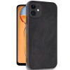 İphone 11 Kılıf Aras Deri Kapak - Siyah